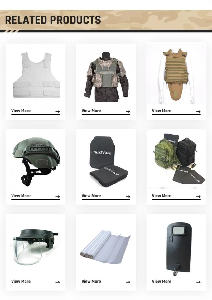 Nij Iiiaの防護着の防弾弾道軍隊のスーツの/Camouflage AramidのConcealable防弾スーツ