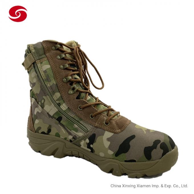 ManのためのCamoflage Military Tactical Combatの砂漠Boots