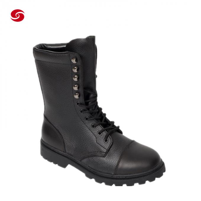 黒く戦術的なブーツ/軍隊は靴のブーツ/Soliderのブーツ レザー・ブーツ/警察のブーツを追い出したり/戦闘用ブーツ/人の