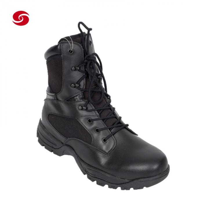 黒く戦術的なブーツ/軍隊は靴のブーツ/Soliderのブーツ レザー・ブーツ/警察のブーツを追い出したり/戦闘用ブーツ/人の
