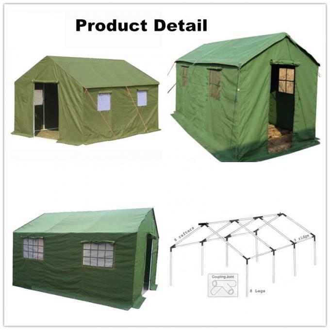 Outdoorのための300GSM Polyester Canvas Waterproof 10 Man Military Relief Tent