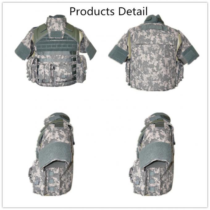 Nij Iiiaの防護着の防弾弾道軍隊のスーツの/Camouflage AramidのConcealable防弾スーツ