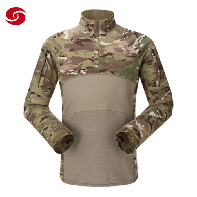 カムフラージュの戦術的な衣服のRipstopのカエルの戦闘のスーツAcuの軍服