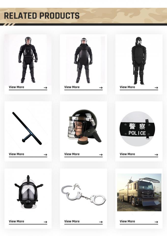警察の耐久の防護着の軍のスーツの反暴動鎮圧用装備のスーツ