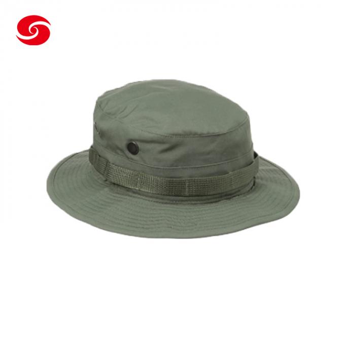 Boonieの帽子の軍の戦術的な帽子を採取する安い軍のバケツのオリーブ色の帽子